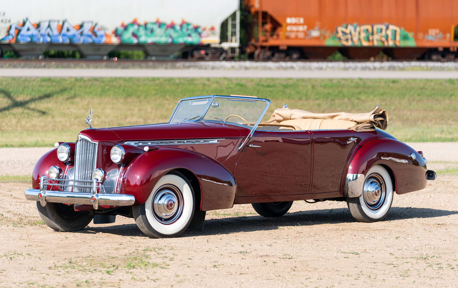 1940 Packard Custom Super Eight 180 Convertible Sedan | Gooding